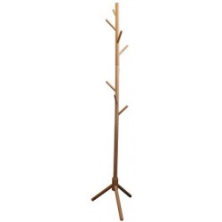 Unilux porte-manteau mikado, 8 patères, bois de hêtre