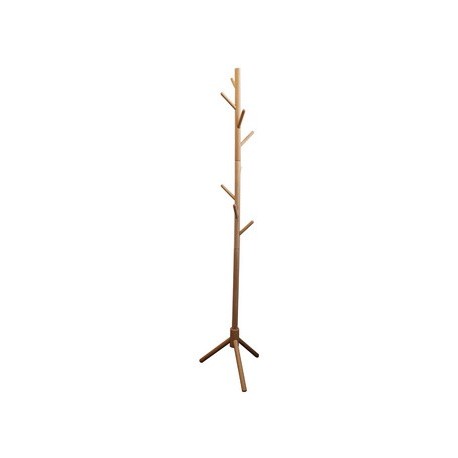 Unilux porte-manteau mikado, 8 patères, bois de hêtre