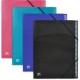 Oxford trieur osmose, 12 compartiments, a4, pp, assorti (LOT DE 12)