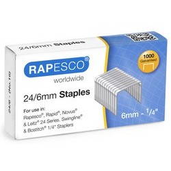 Rapesco agrafes 21/4, 2.000 pièces, galvanisé