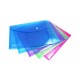 Rapesco pochette à documents, a4+, pp, couleurs assorties (LOT DE 5)
