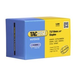Tacwise agrafes 73/8 mm, acier inoxydable, 5.000 pièces