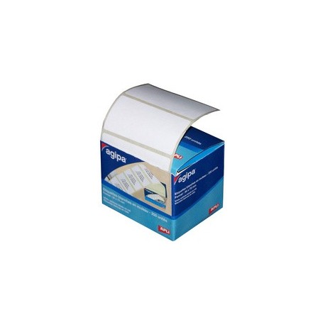 Agipa etiquettes d'expédition, 75 x 34 mm, en rouleau, blanc