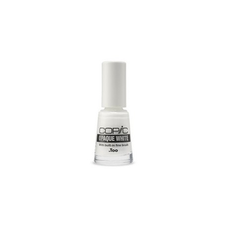 Copic opaque white, dans un flacon en verre avec pinceau