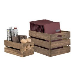 Securit caisse en bois tablecaddy, (l)116 x(p)240 x(h)142 mm