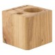 Securit cube en bois "cube", (l)80 x (p)80 x (h)70 mm