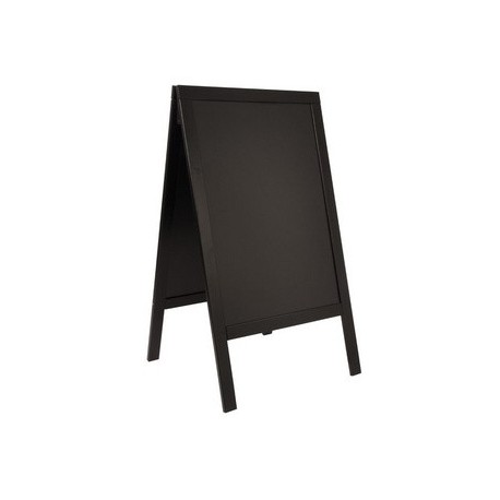 Securit panneau trottoir woody, couleur acajou