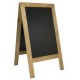 Securit panneau trottoir nature, avec tableau noir