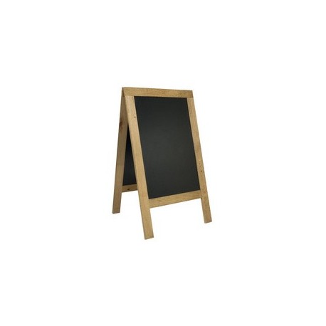 Securit panneau trottoir nature, avec tableau noir