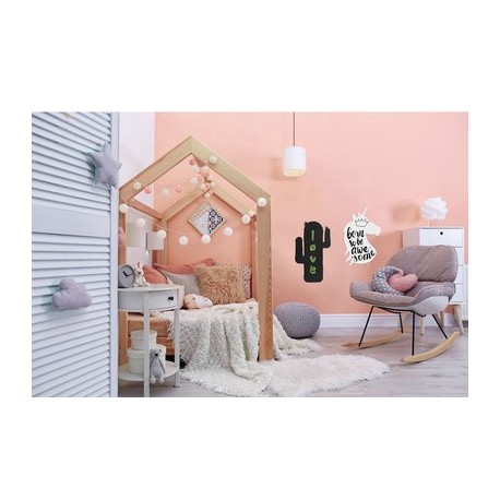 Securit ardoise silhouette "unicorn", noir