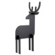 Securit ardoise 3d noël "deer", noir