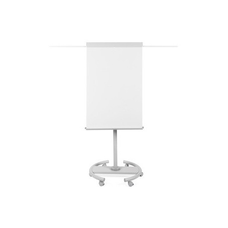 Bi-office chevalet de conférence convertible, gris