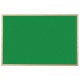 Bi-office tableau noir, bois naturel, 900 x 600 mm, vert