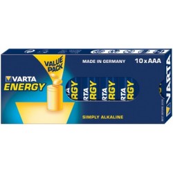 Varta piles alcalines "energy", micro (aaa/lr3)