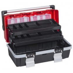 Allit boîte à outils mcplus alu >c< 18, pp, rouge/noir