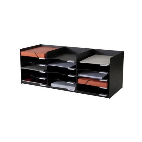 Paperflow station de tri formularbox, 15 compartiments, gris