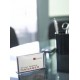 Paperflow porte-nom "cinatur", en polystyrène, gris alu