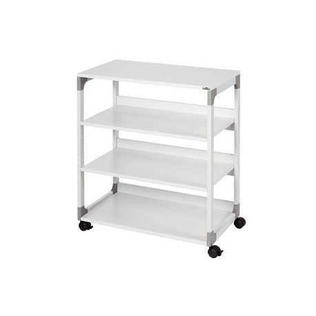 Durable bürowagen system multi trolley 88, 4 böden, grau