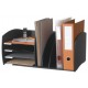 Paperflow système de rangement s, 4 compartiments, noir