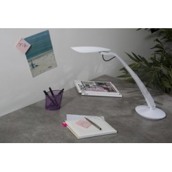 Alba lampe de bureau led "ledspace", blanc