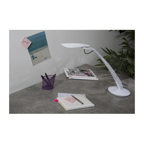 Alba lampe de bureau led "ledspace", blanc