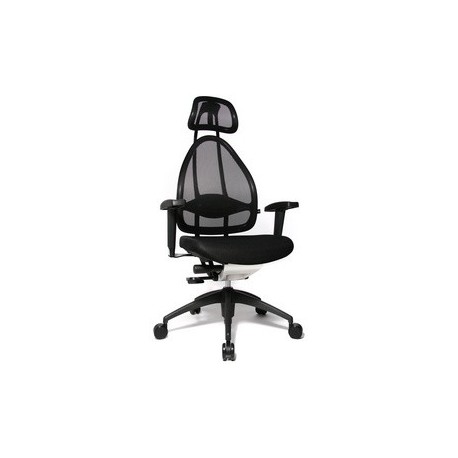 Topstar chaise de bureau "open art 2010", noir/rouge