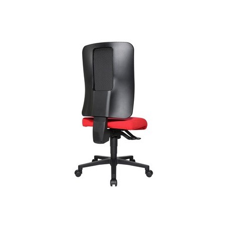 Topstar chaise de bureau pivotante "open x (n)", rouge/noir