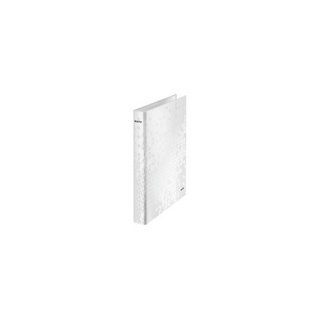 Leitz classeur à anneaux wow, a4+, carton dur, jaune