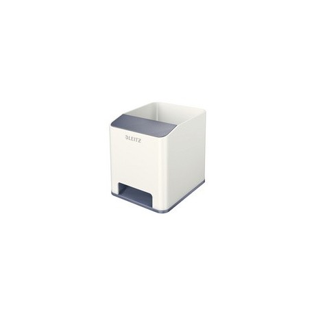 Leitz pot à crayons sound wow duo colour, jaune