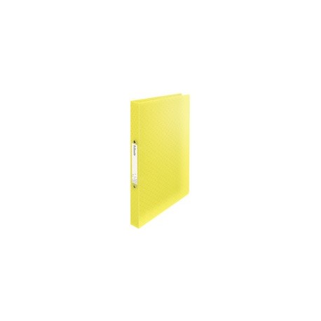Esselte classeur à anneaux colour'ice, a4, pp, jaune