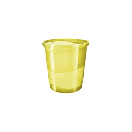 Esselte corbeille à papier colour'ice, 15 litres, jaune