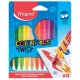 Maped crayon de cire color'peps twist, 12 en blister