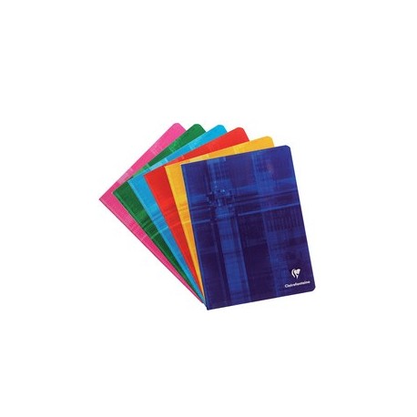 Clairefontaine cahier piqûre, 170 x 220 mm, séyès (LOT DE 25)