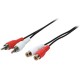 Logilink audiokabel, 2x cinchstecker - 2x cinchkupplung
