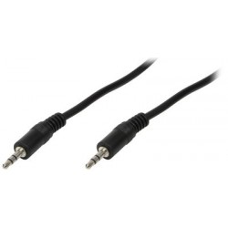 Logilink câble audio, 2 x 3,5 mm fiche jack, 1 m , 3,5 mm