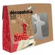 Décopatch kit papier mâché "renne", 5 pièces