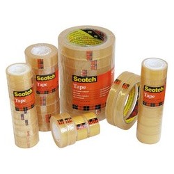 Scotch ruban adhésif 508, 19 mm x 33 m, transparent (LOT DE 8)