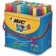 Bic kids feutre visacolor xl, boîte de 48