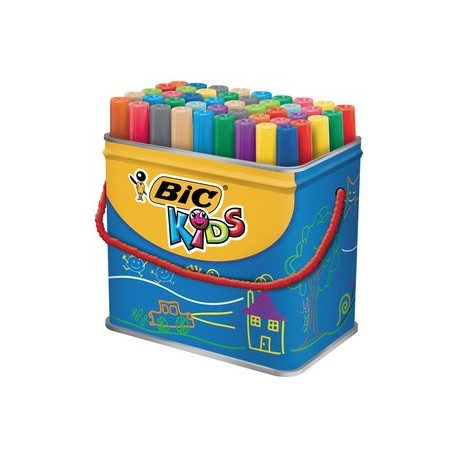 Bic kids feutre visacolor xl, boîte de 48