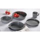 Ritzenhoff & breker assiette plate "malmÖ gris", 260 mm (LOT DE 2)