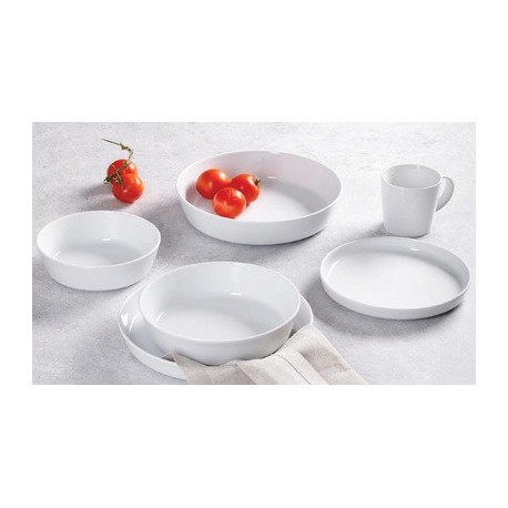Ritzenhoff & breker coupelle "malmÖ blanc", 220 mm (LOT DE 2)