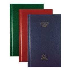 Exacompta agenda couronne, travers horaire, 2023, assorti