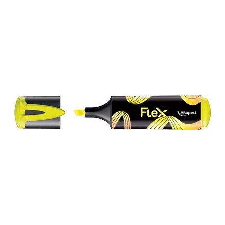 Maped surligneur flex, pointe flexible, jaune