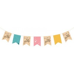 Susy card guirlande de fanions "happy eco b-day", 12 fanions
