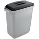 Durable conteneur à déchets durabin eco 60, gris