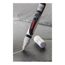 Uni-ball marqueur craie chalk marker pwe5m, blanc