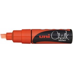 Uni-ball marqueur craie chalk marker pwe8k, jaune fluo