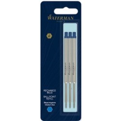 Waterman recharge grand volume pour stylo à bille, noir