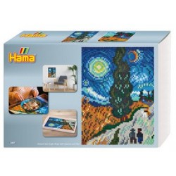 Hama perles à repasser midi art "van gogh", boîte cadeau