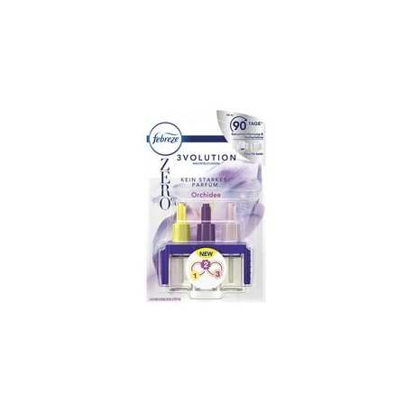 Febreze flacon de recharge 3volution zero% orchidee, 20 ml